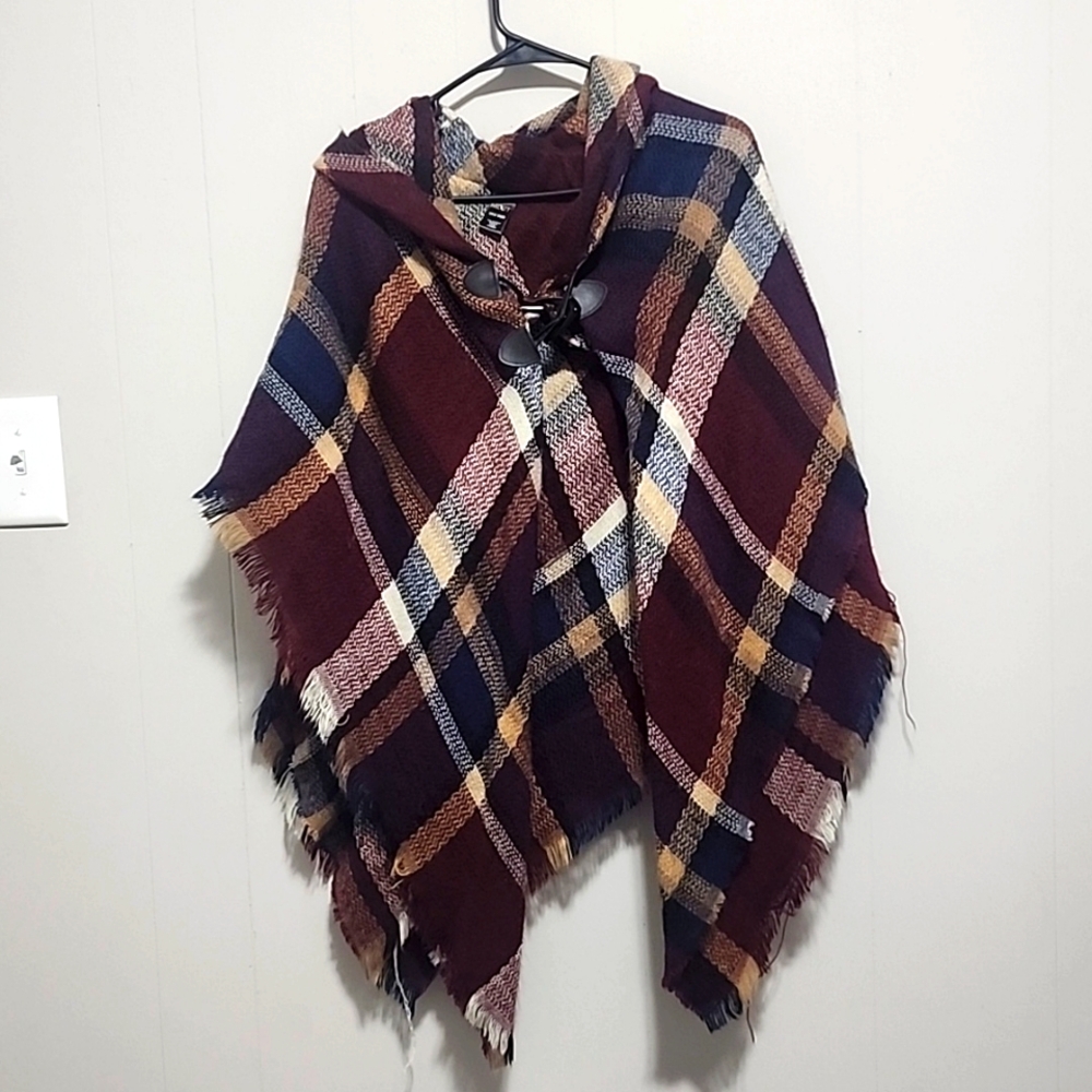 Fringe Sweater Wrap Shawl